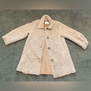 Gently Used Girls Zara Shearling Fall/Winter Coat